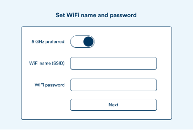 Huawei B618 advanced settings - accessing modem - step 6 Illustration of webpage with modem name and password