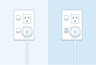 Huawei B535 Advanced Settings - factory reset - Step 1 Illustration of a plug in a wall socket