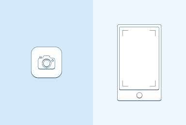 Huawei B535 Advanced Settings - Connecting with QR Code - Step 1 Illustration of a QR code and smart phone