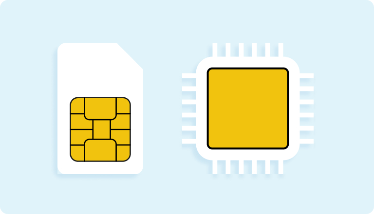 PM get started - New SIM SIM card and eSIM