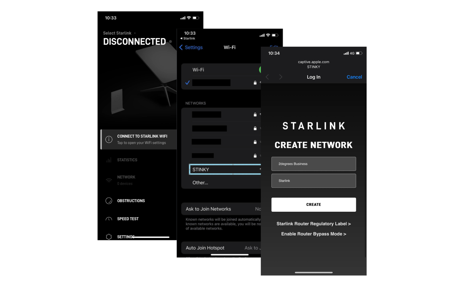 Starlink - self-install - step 3 Starlink - self-install - step 3